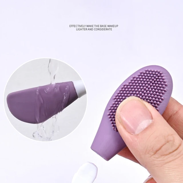 Double-Headed Silicone Facial Brush for Masks and Cleansing – Reusable for DIY Skincare