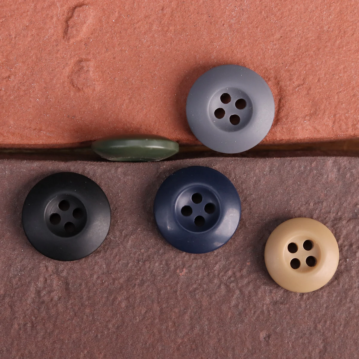 Army Green Corduroy Jacket Resin Buttons Khaki Dark Blue Jeans Suit Pant Black Buttons 15mm/18mm/20mm 4