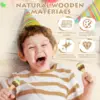 Musical Instruments Set Toys  Neutral Colors Wooden Montessori Toys Percussion Music Modern Xylophone Drum Birthday Gifts 2