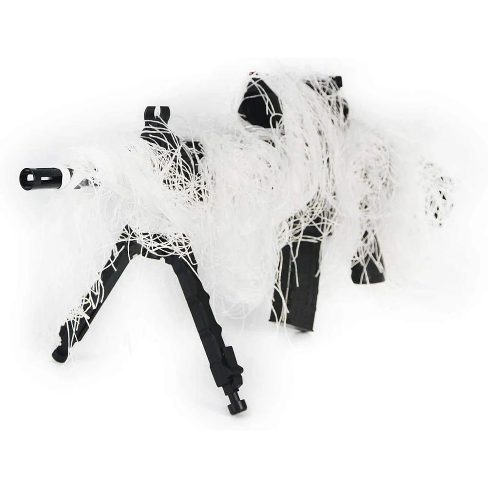Ghillie Rifle Cover Wrap Synthetic Elastic Strap Camouflage Airsoft Hunting Blind Ropes 1.4M CS Gun Wraps hunting accessories