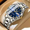 POEDAGAR Watch For Men Top Luxury Quartz Business Stainless Steel Waterproof Night Light Dating Male Watches Reloj Hombre