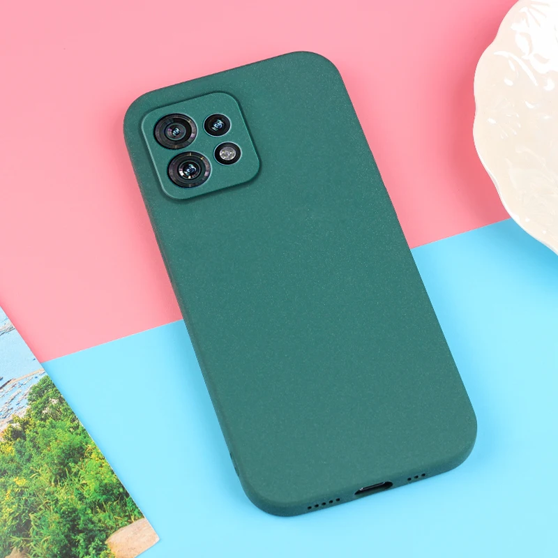 Sand Matte Soft Silicone Shockproof Anti-Slip Protective Phone Case - Motorola Edge Plus 2023