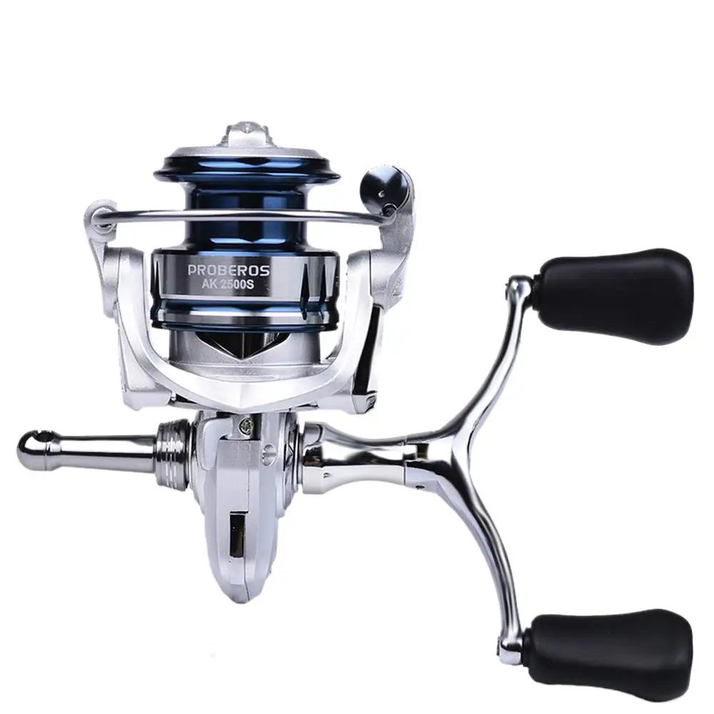 

PROBEROS Fishing Reel 1500-2500 Series Double Handle Spinning Wheel Water Proof Reel 5+1BB Left&Right Handle Inter-changeable