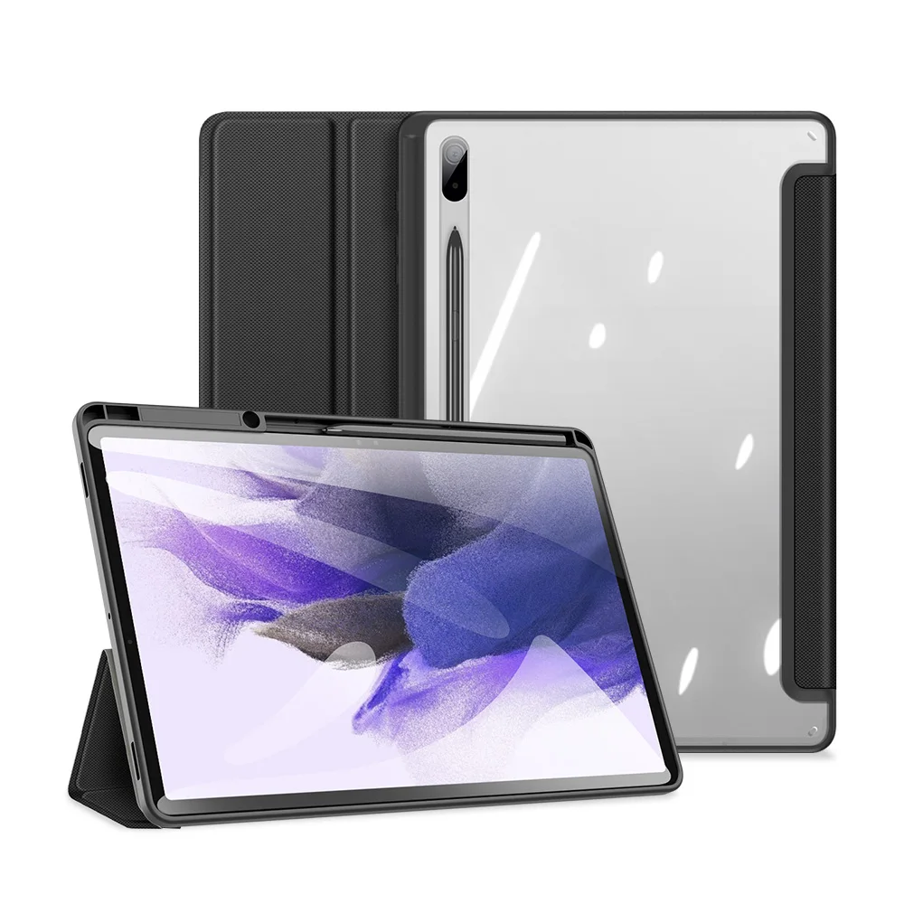 For Galaxy Tab S7 Fe Cases A8 2021 Foldable Auto Sleep Smart Cover
