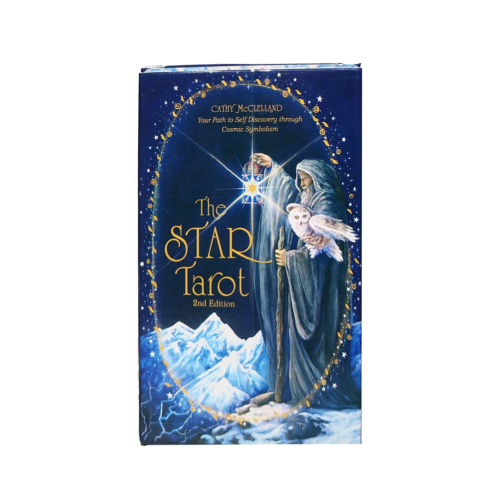 

2022 New Star Tarot Cards for Beginners with PDF Guidebook Full English Read Fate Deck Board Game