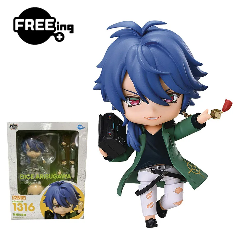 

Original FREEing NENDOROID 1316 Arisugawa DRB Dice Division Rap Battle PVC Action Figure Anime Model Toys Collection Doll Gift