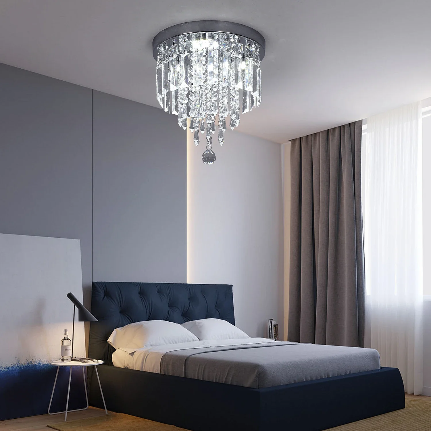 Crystal LED Ceiling Lamps K9 Living Room Stainless Steel Chandelier Luminaire For Hallway Aisle Plafon Lustres Lighting Fixtures led chandelier ceiling chandelier art lighting fixtures