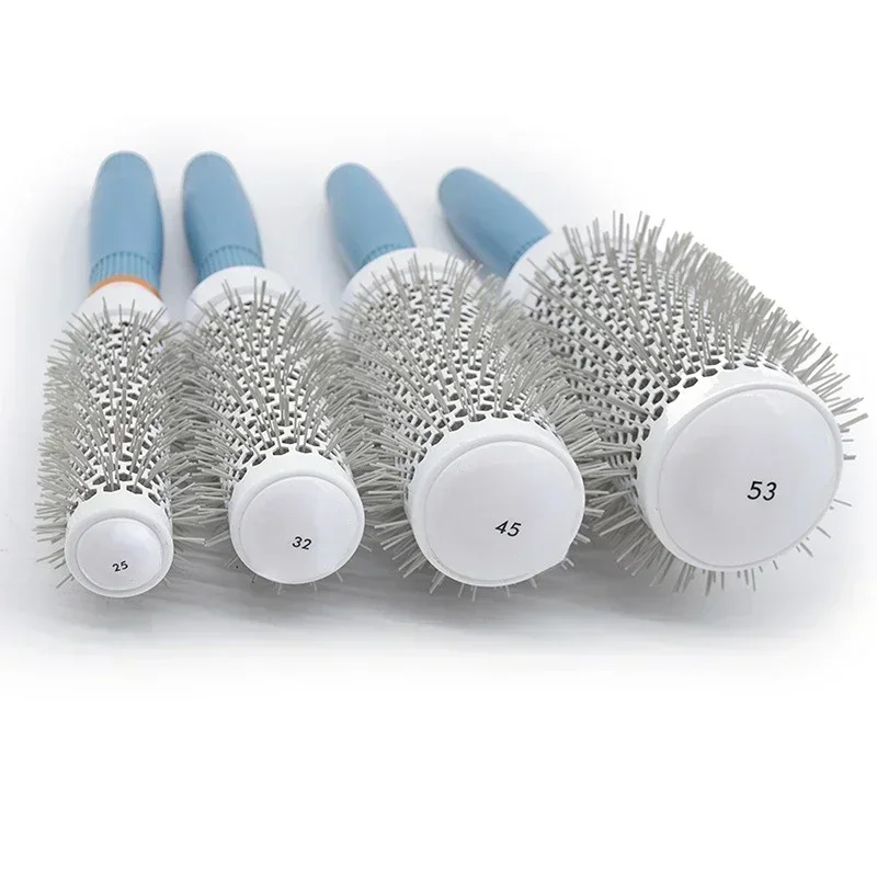 Professional Salon Round Hair Styling Brush - Blue