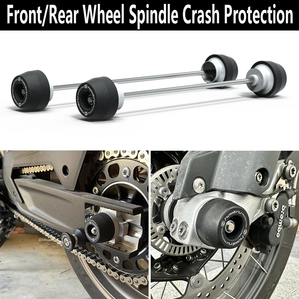 

Для мотоцикла Honda CRF300L CRF300 Rally 2021-2023 защита от удара шпинделя переднего и заднего колеса