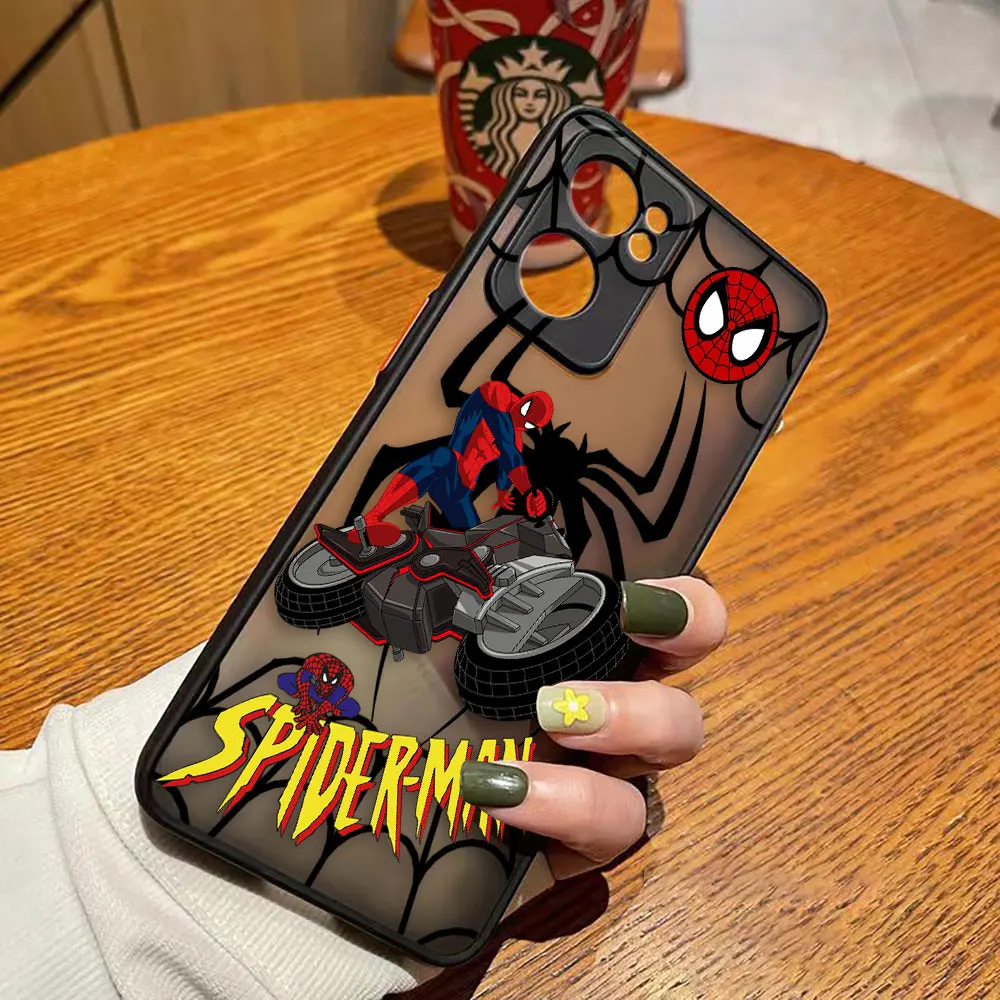 thumbnail image 1 of Funda de teléfono mate para OPPO RENO 8 8T 7Z 7 6Z 6 5 4 PRO PLUS 4G 5G Funda rígida Funda Coque Capa Funda Marvel Spider-Man Combo, 1 of 5