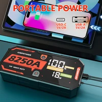 Power Bank 8250A 32000mAh12V Car Battery Jump Starter Portable Charger Car Booster Auto Starting Device Emergency Starter 2