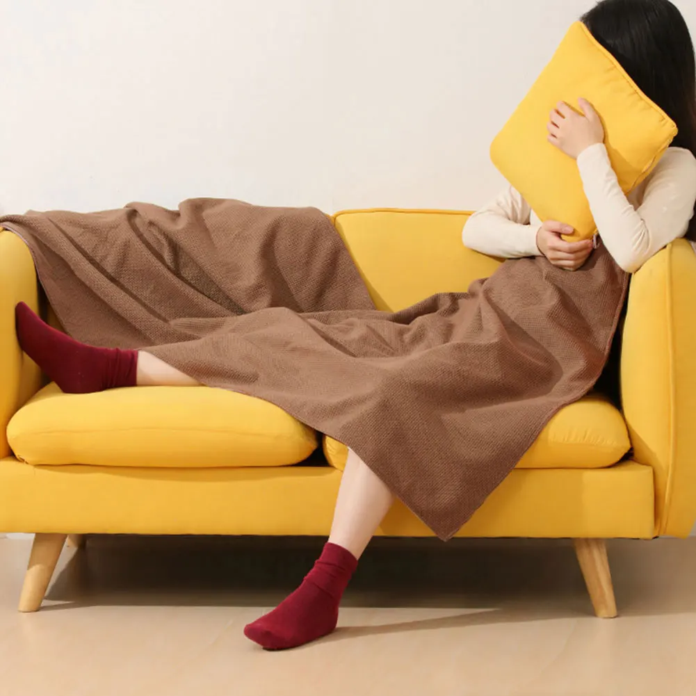 Premium USB Heated Blanket Shawl 3 Heat Levels 5000mAh Power Bank Benefits