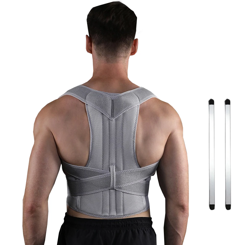 

Women Men Student Keel Shoulder Pain Back Brace Spine Posture Corrector Orthopedic Scoliosis Support Straighten Belt Health Care