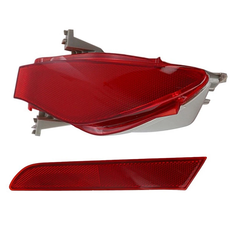 

Car Right Rear Bumper Reflector Lights for Mazda CX7 CX-7 2008-2015 Tail Fog Light Housing Red