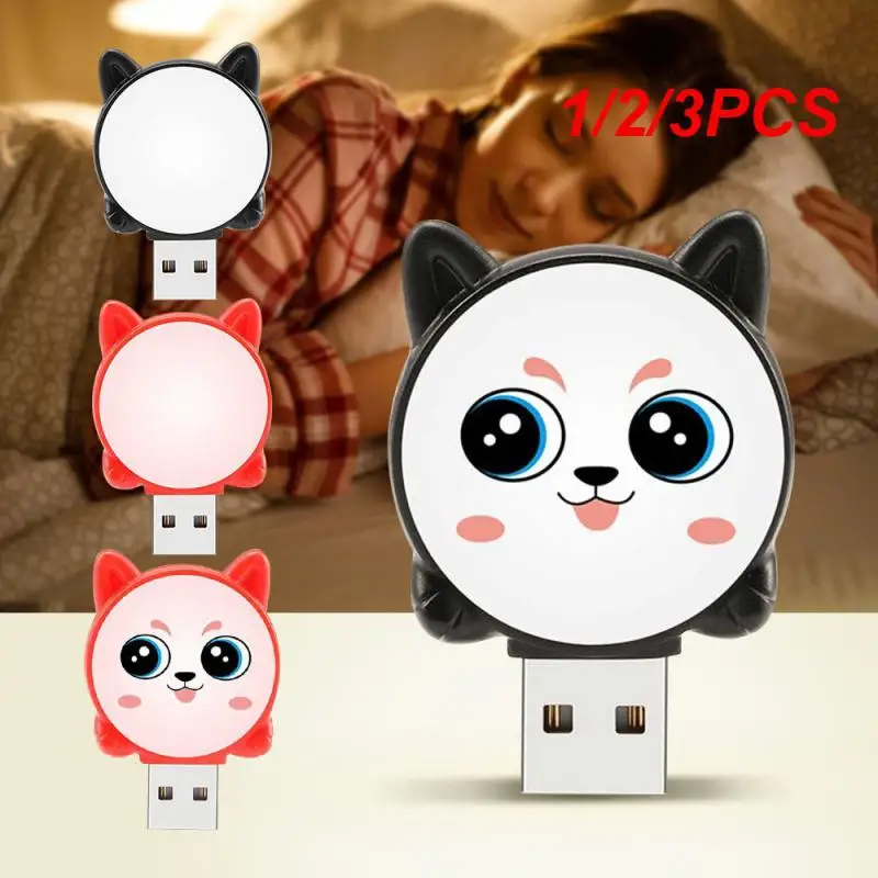 

1/2/3 шт., USB-лампа для голосового управления