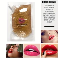 Golden pearl lip gloss lip gloss base, 50ml moisturizing lip gloss primer, gel oil material lip gloss primer, non-stick lipstick 1