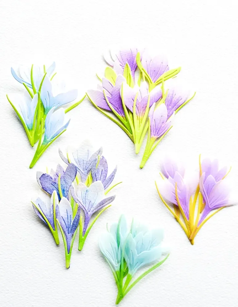 Mmao Craft Metall-Stanzformen, Schneidformen, Blumen- und Blattdekoration, Scrapbook-Papier, Bastelmesser, Schablonen, Stanzformen