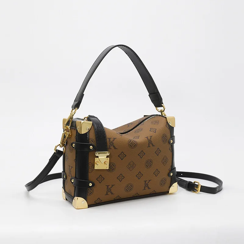 Brown with black