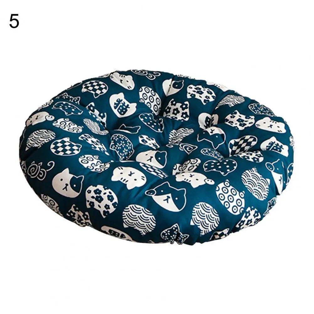 Seat Cushion Useful Round Versatile Chair Cushion Pad Tear Resistance Multi-style Chair Pad 