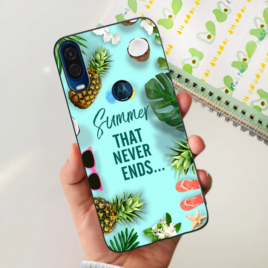 Cute Flower Cat Painted Soft Silicone Phone Case Cover