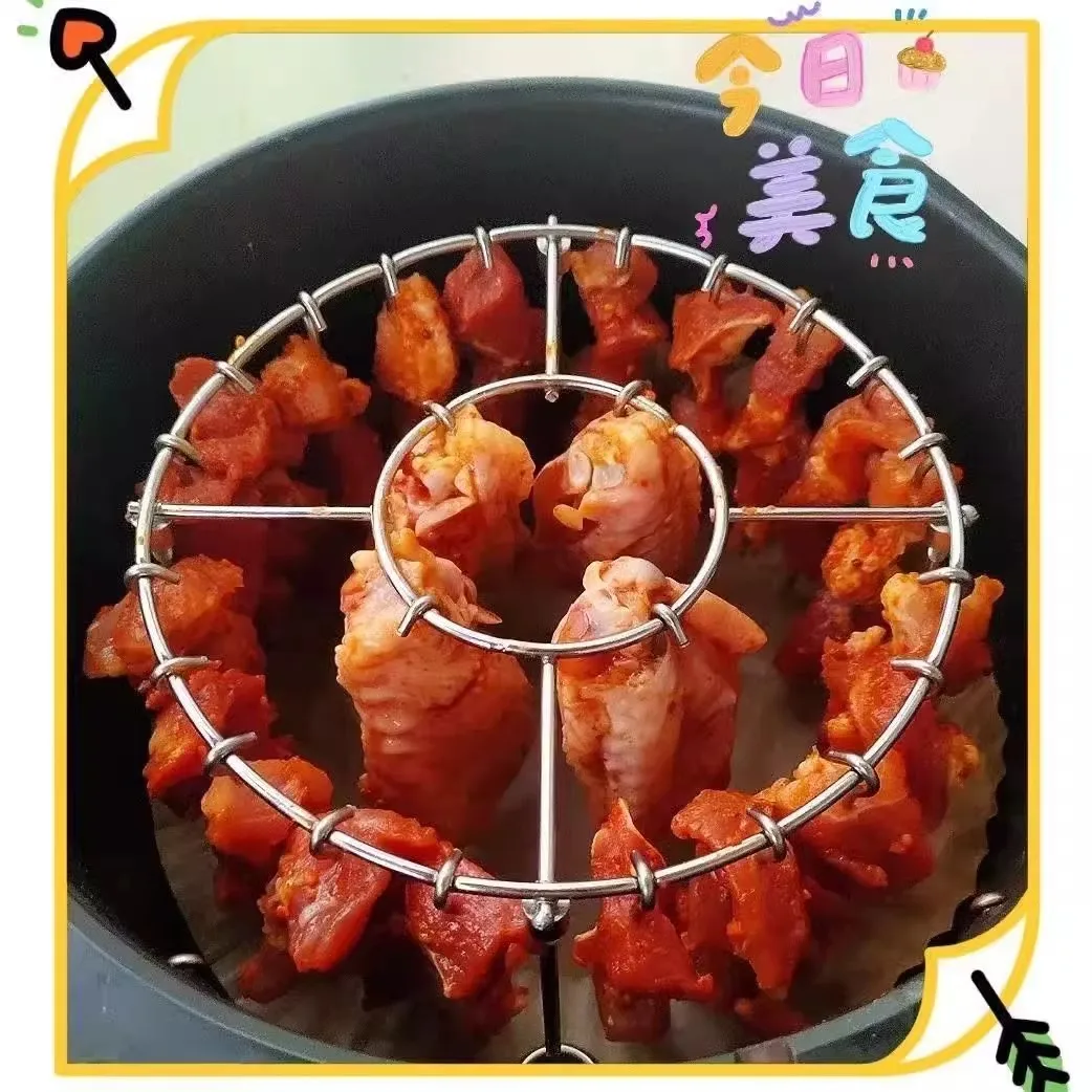 Kitchen Air Fryer ill Food ade 304 Stainl Steel Universal BBQ Skewers Bbq Needles Bbq ill Korean Sle Cact Size