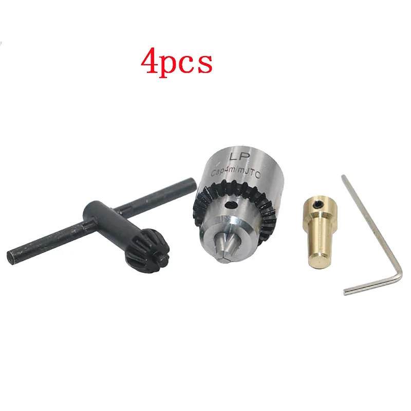 

1 Set Mini Drill Chuck Micro 0.3-4mm Taper Mounted Drill Chuck And Wrench Drill Chuck Set Chuck