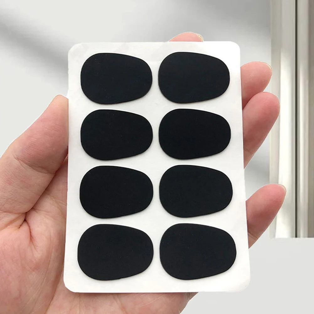 Description Picture 6 of item80pcs Silicone Saxophone Mouthpiece Cushions Strong Adhesive Clarinet Mouthpiece Pad Clarinet Tooth Pad for Beginners Musicians