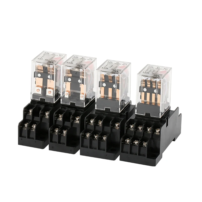 

Coil Power Relay DPDT MY2NJ MY4NJ LY2NJ LY4NJ HH52P HH54P HH62P HH64P HHC68A-2Z Socket Base DC12V DC24V AC220V