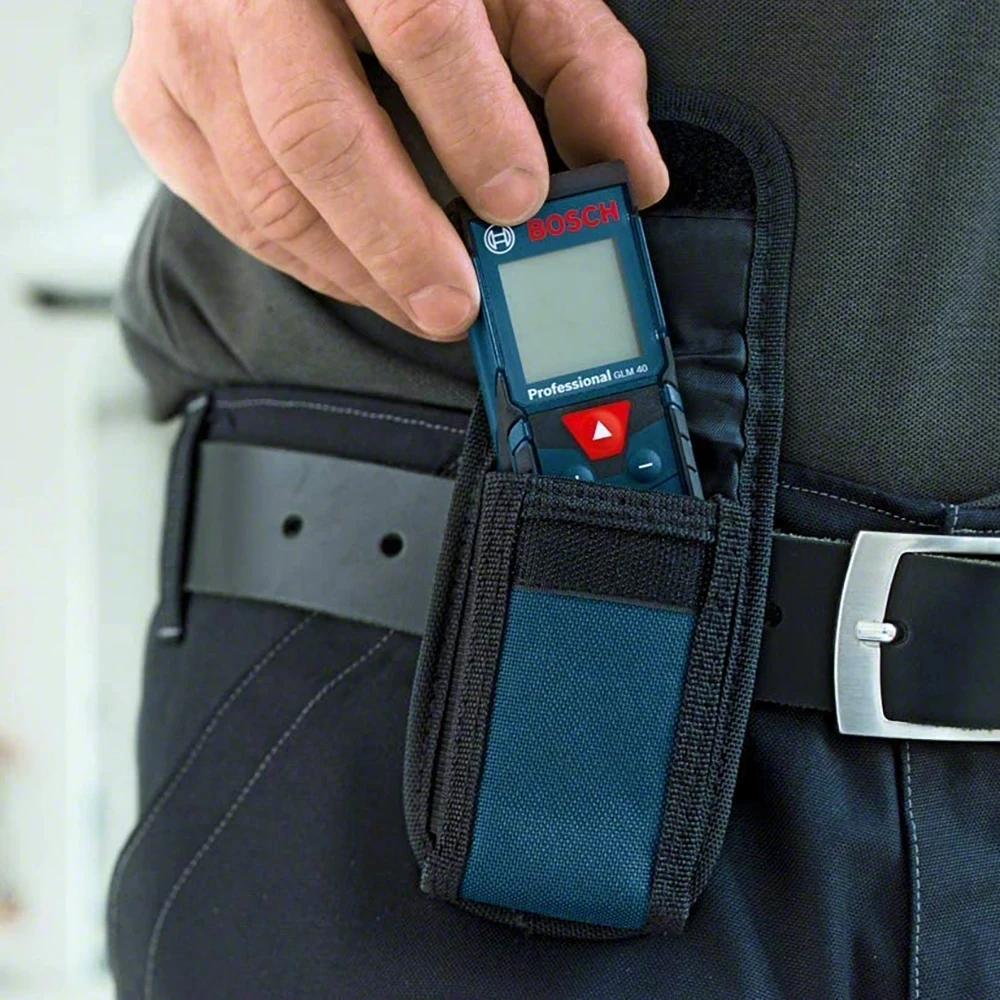 Bosch 고정밀 레이저 거리 측정기, 휴대용 레이저 측정 테이프 눈금자, GLM 40, 40 미터