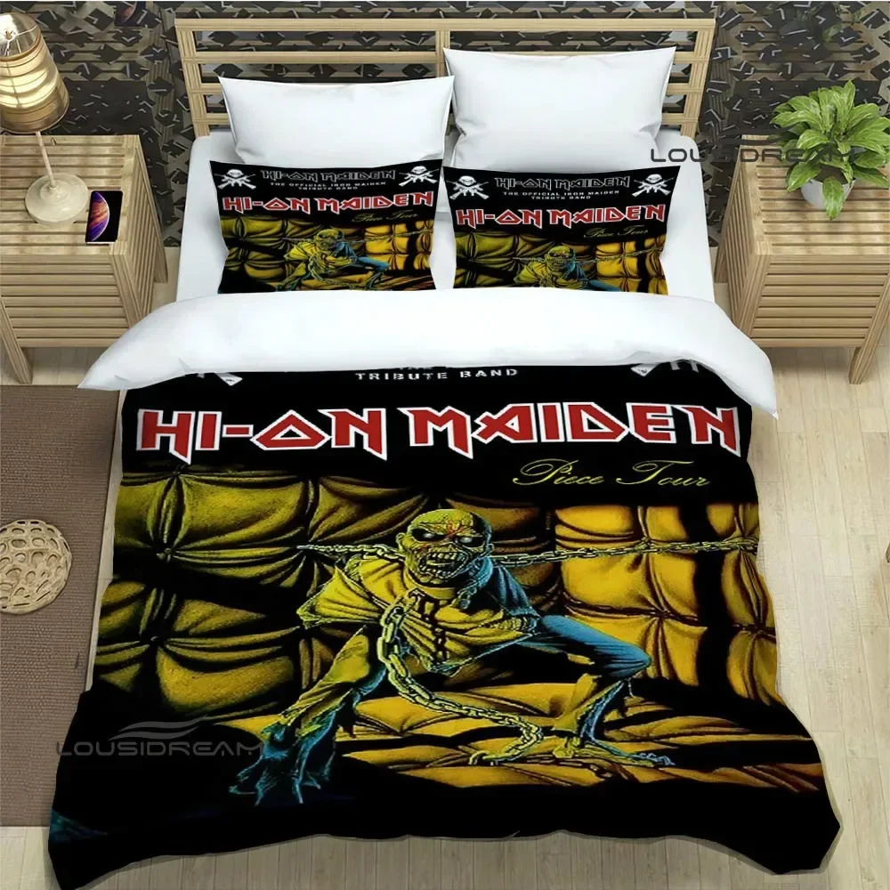 3D Rock band I-Iron-M-Maiden Bedding Sets exquisite bed supplies set duvet cover comforter set bedding set luxury birthday gift 6