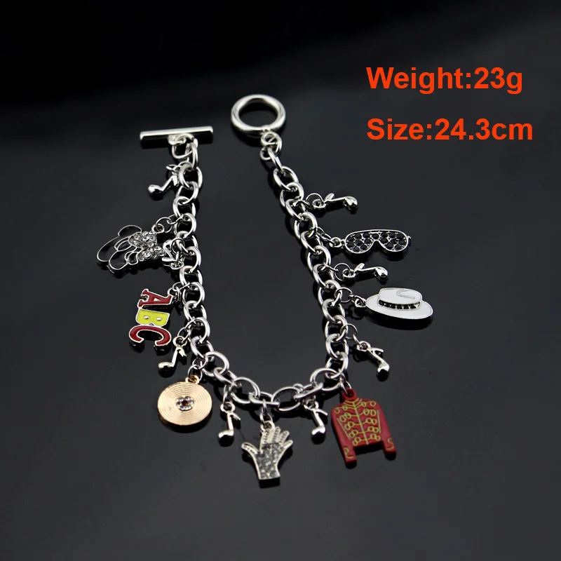 Michael Jackson Music Charm Bracelet New Arrival Infinity Bracelet Love Trendy Singer Bracelets For Fans Gifts Dropshipping
