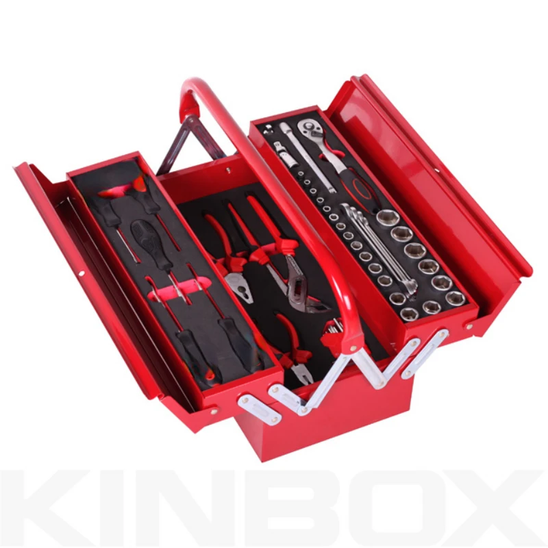 

185 PCS EVA 1/3 Tray Mechanical Tool Box With Tools For Auto Repair