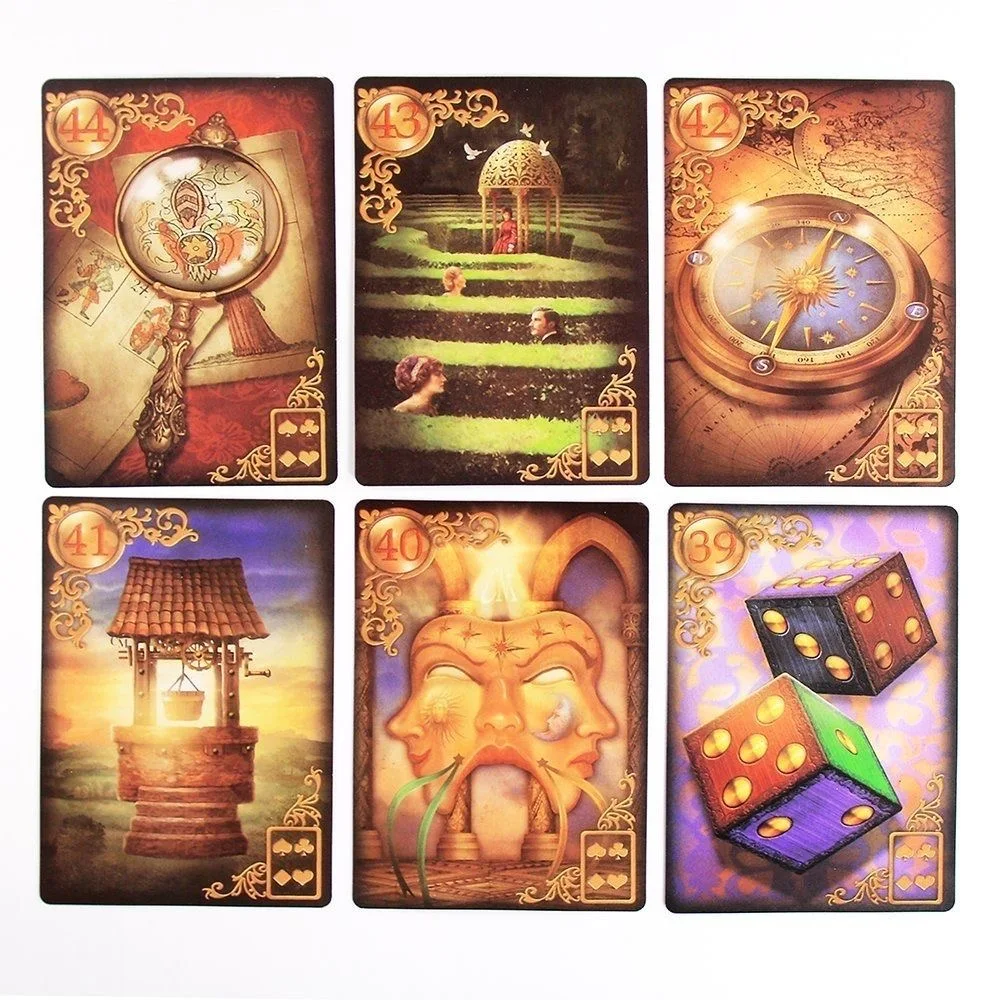 The Reverie Lenormand Oracle Cards English Visions Divination Edition Deck Borad Playing Games 4