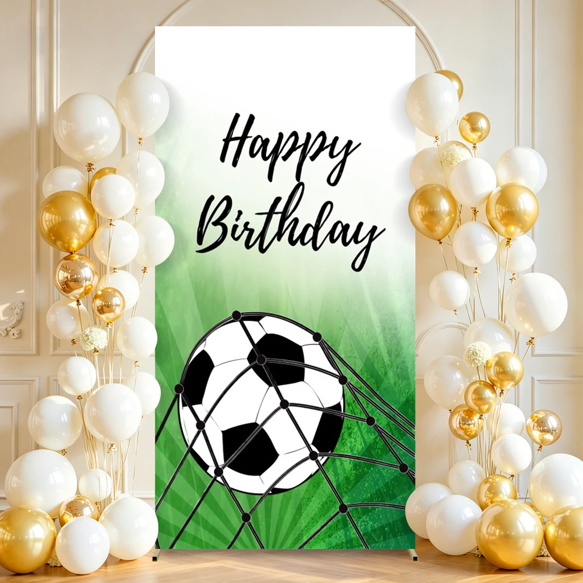 직사각형 배경 커버 축구장 어린이 축구 생일 파티 장식 베이비 샤워 소년 어린이 사진 배경 소품