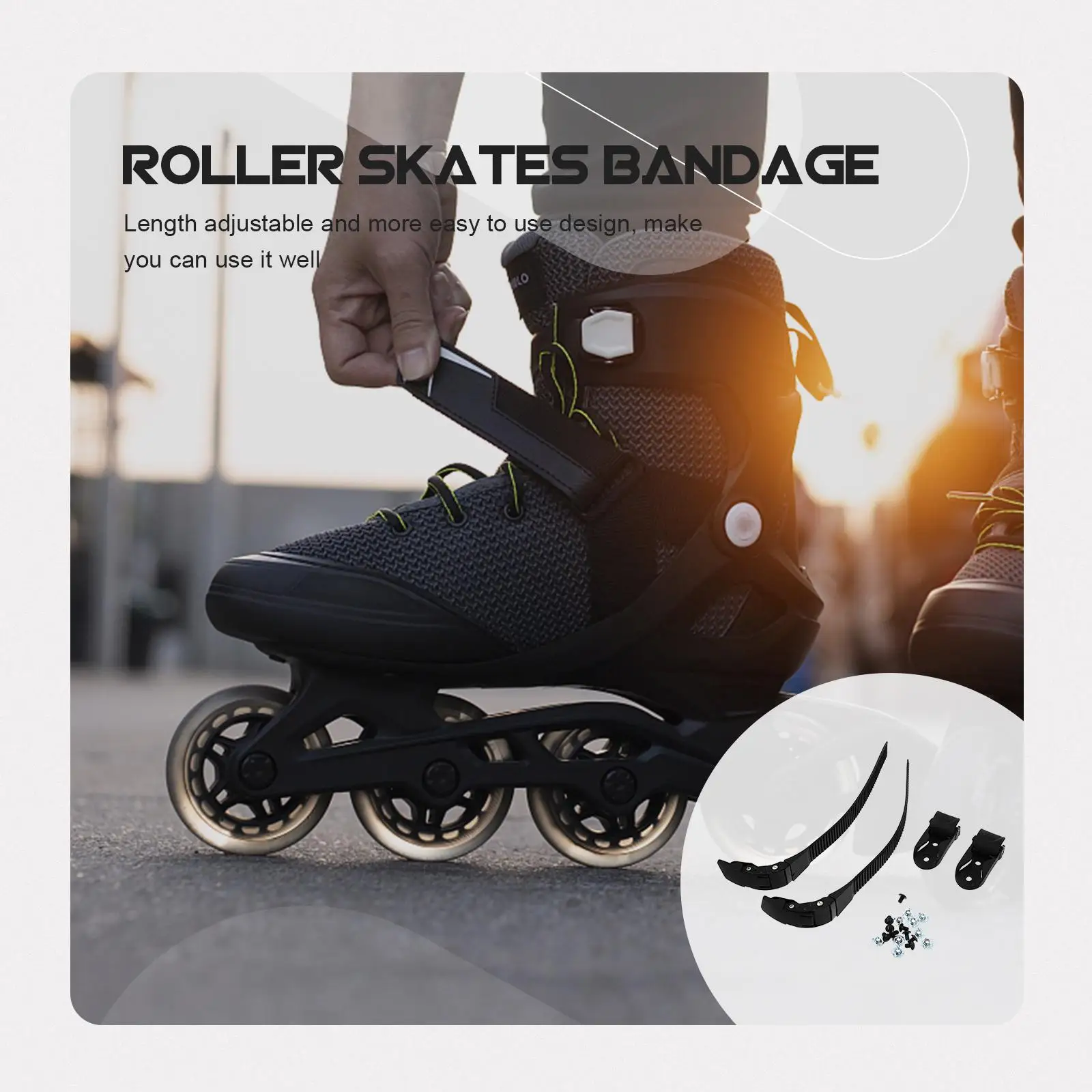 【Daily Deals】 Durable Inline Skates for Women with Adjustable Buckles Accessories