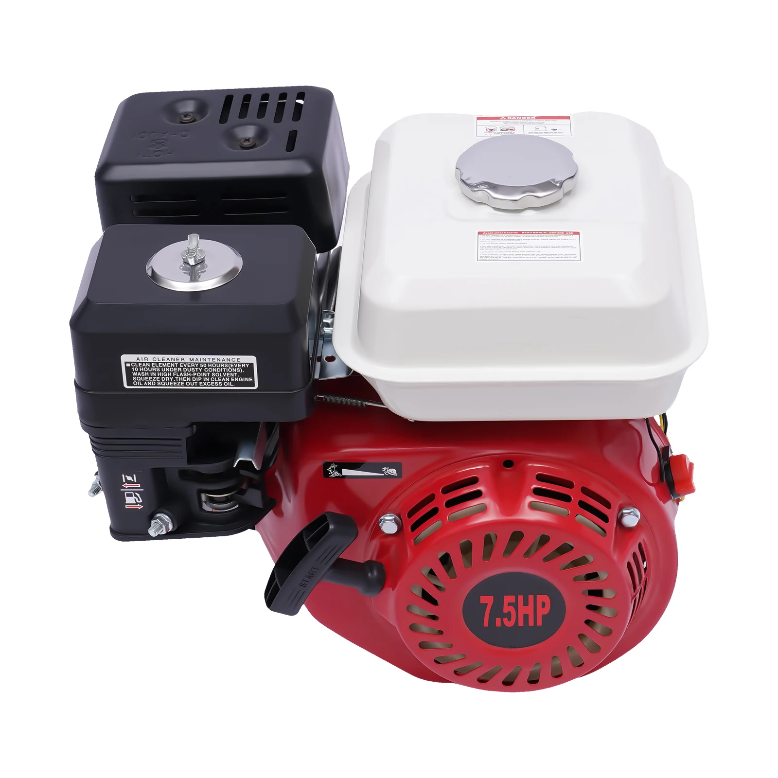 7.5HP 4KW/5.1KW Gasoline Powered Portable Petrol Engine OHV Single