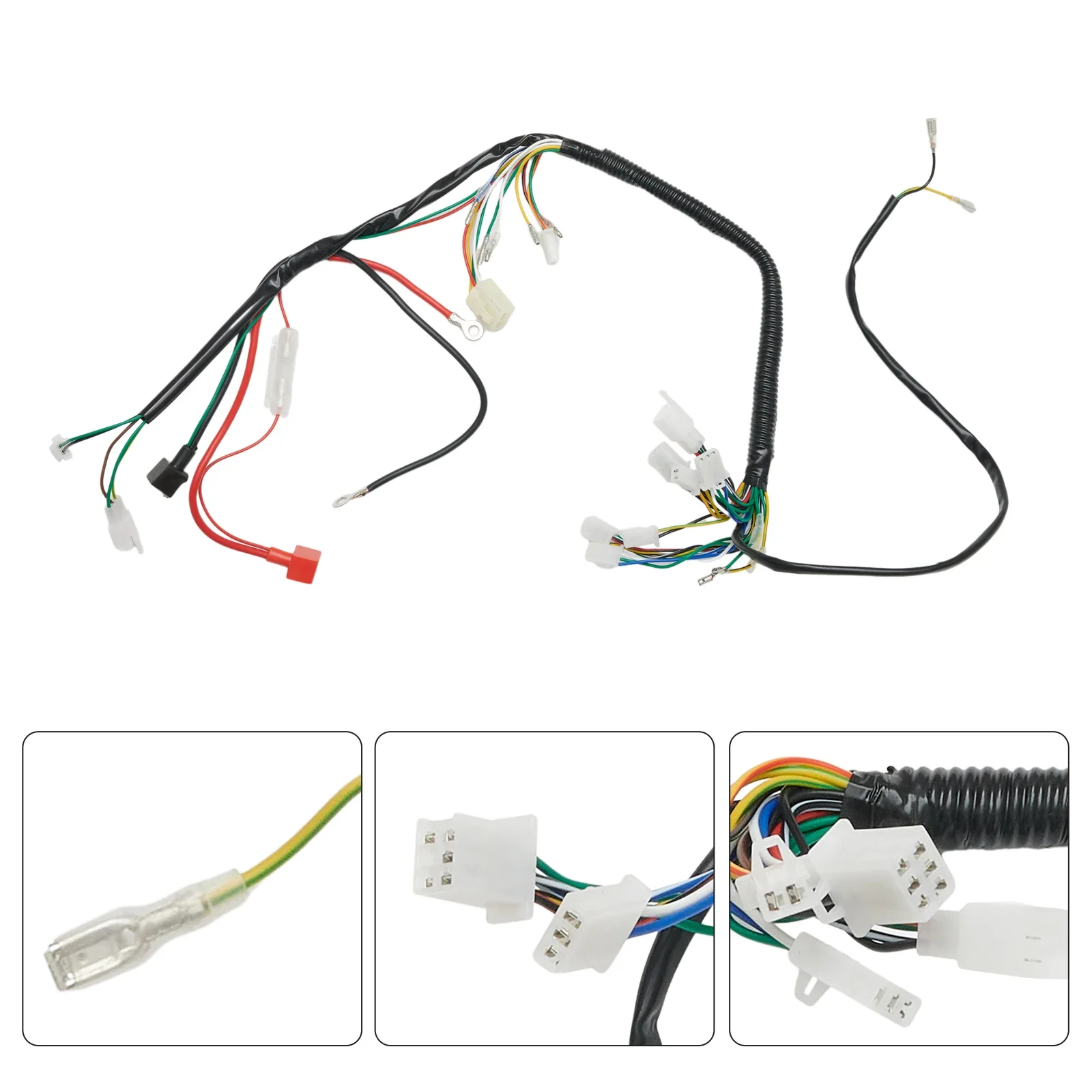 

1 X Quad Quad Wire Harness Quad Wire Harness Accessories Harness 1pc 50/70/90/110cc/125cc Copper Electric Parts