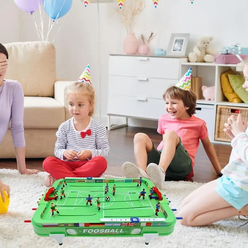 Football Table Interactive Game for Family Party Compact Soccer Table Game Desktop Interactive Soccer Toys gifts for Kids Adults