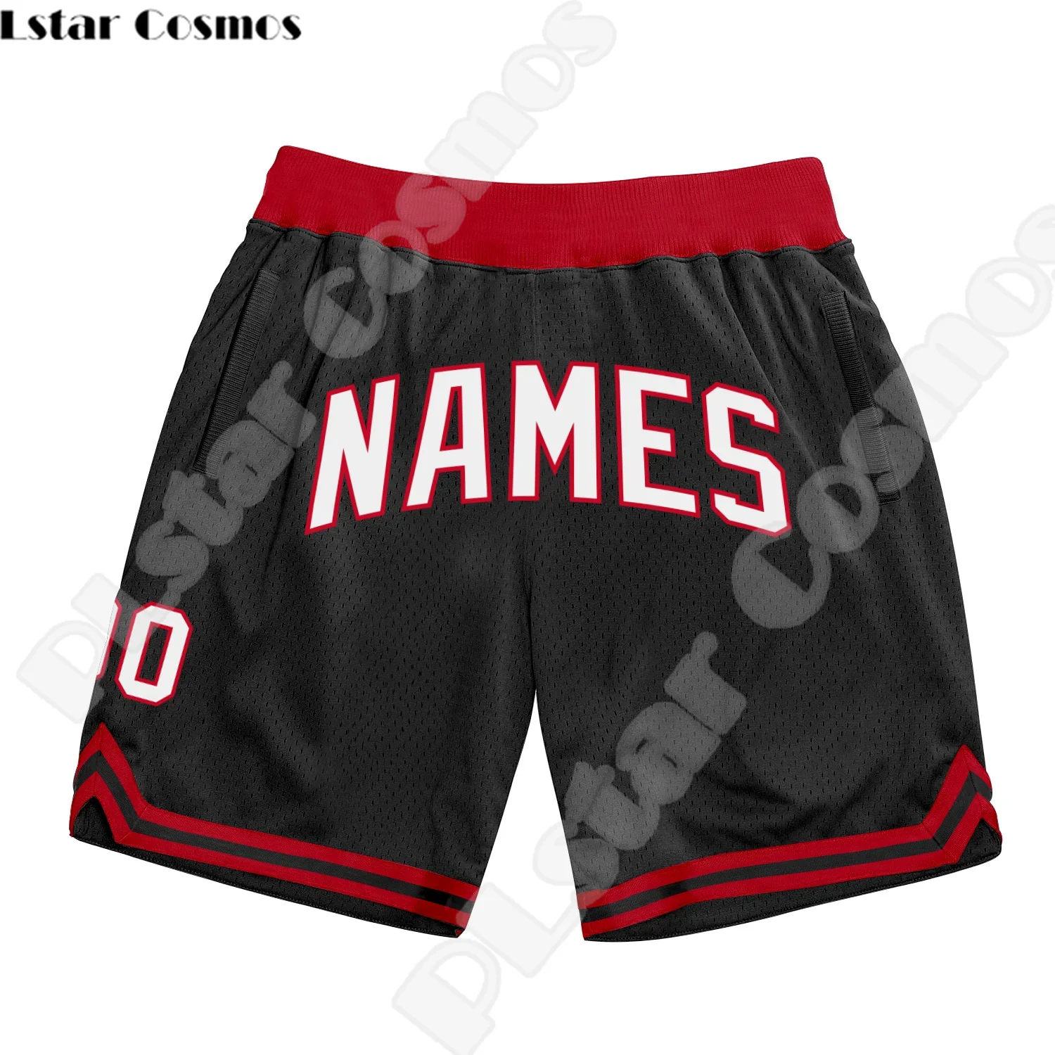 Custom Name DIY Logo Pattern Team Number Basketball Shorts Pants Retro Breathable Mesh 3DPrint Summer Harajuku Drop Shipping A12 2