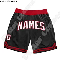 Custom Name DIY Logo Pattern Team Number Basketball Shorts Pants Retro Breathable Mesh 3DPrint Summer Harajuku Drop Shipping A12 2