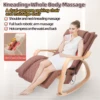 DAMEIDA 2023 New Multi-Functional Electric Rocking Massage Chair Leisure Home Heating Vibration Small Full Body Massage Recliner 1