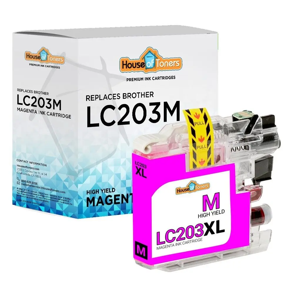 LC203M XL Magenta Compatible Ink Cartridge for Brother MFC-J4320DW MFC-J4420DW