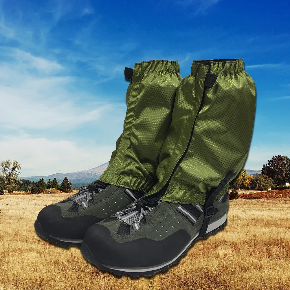 1PairSnowGaitersLightweightWaterproofAnkleGaitersforOutdoor