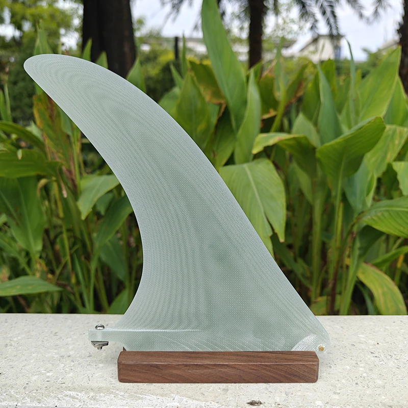 new high quality 10inch longboard fin big center fin fiberglass single
