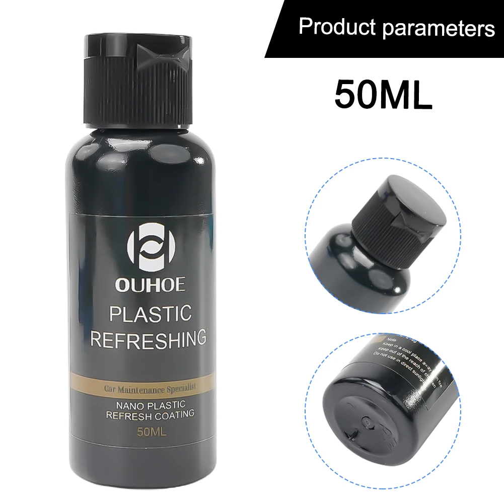 

1set Plastic Restorer For Cars Protect Clean For Cars Truck Motorcycle Exterior Polishing Scratch Remover Refurbish