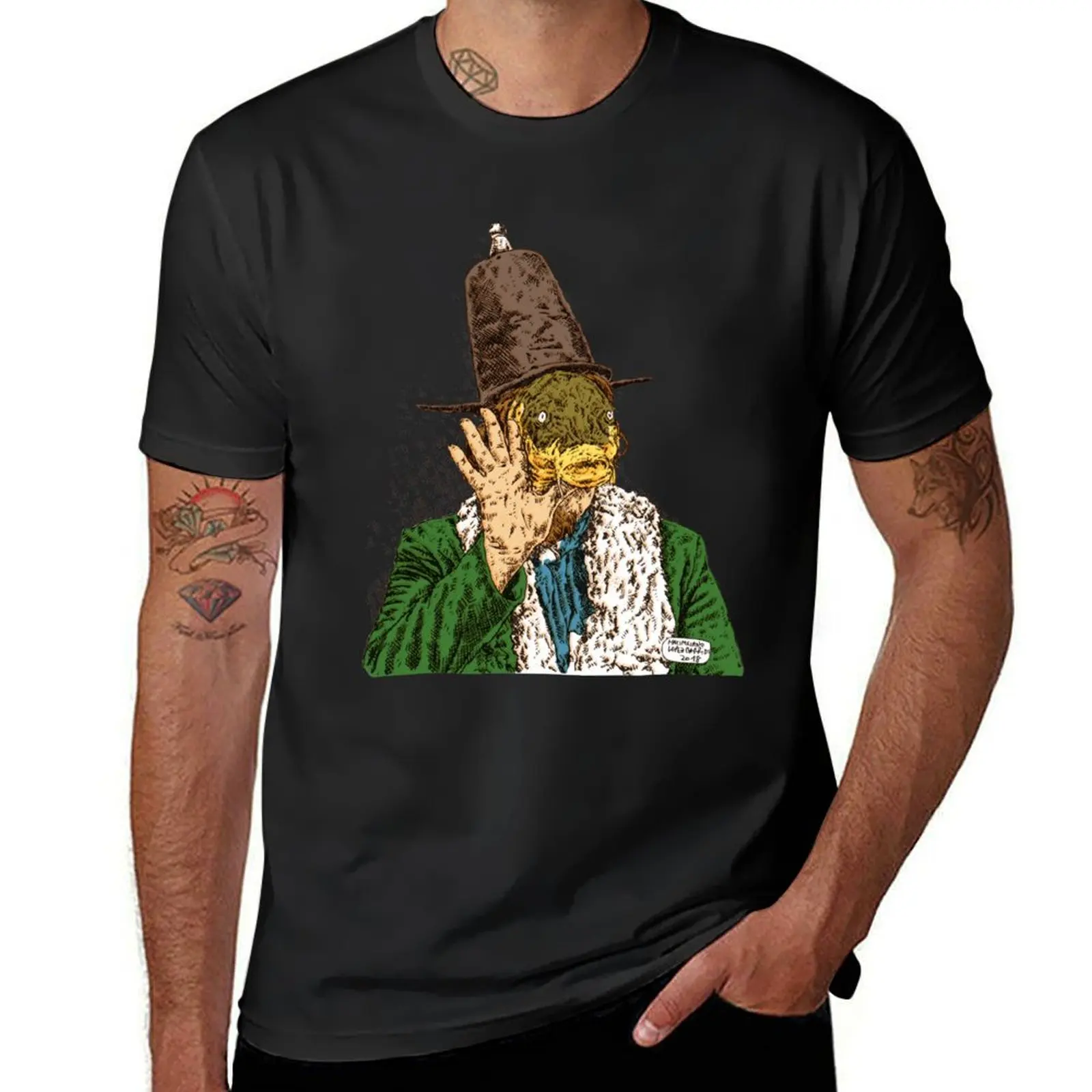 

Captain Beefheart Trout Mask Replica, by Maximiliano Lopez Barrios T-Shirt tops customizeds mens t shirts