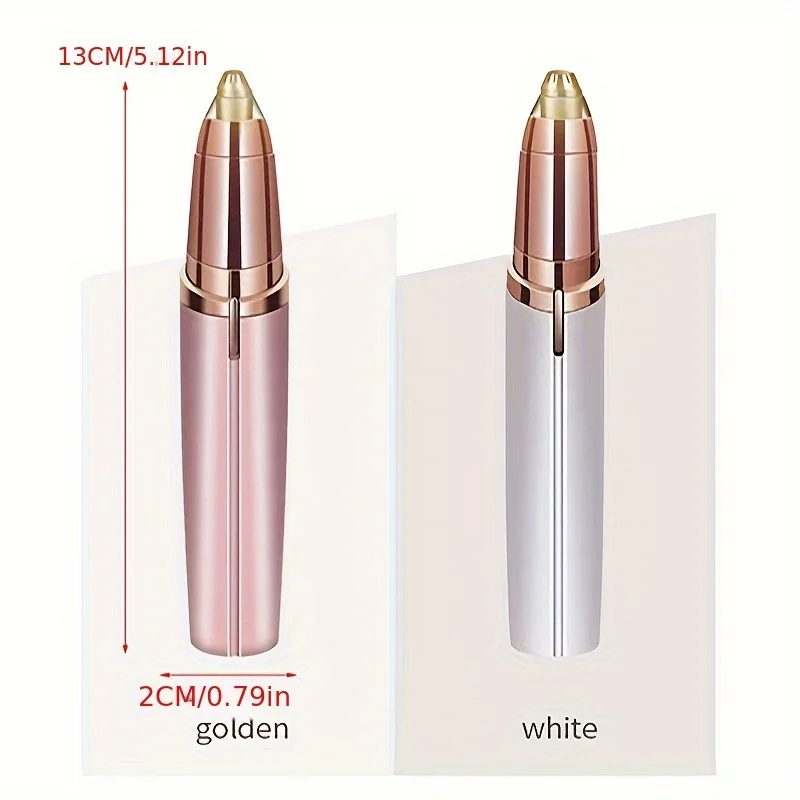 Eyebrow Trimmer for Women, Battery Eyebrow Hair Remover, Painless Electric Razor,Eye Brow and Face Epilator Hair Removal