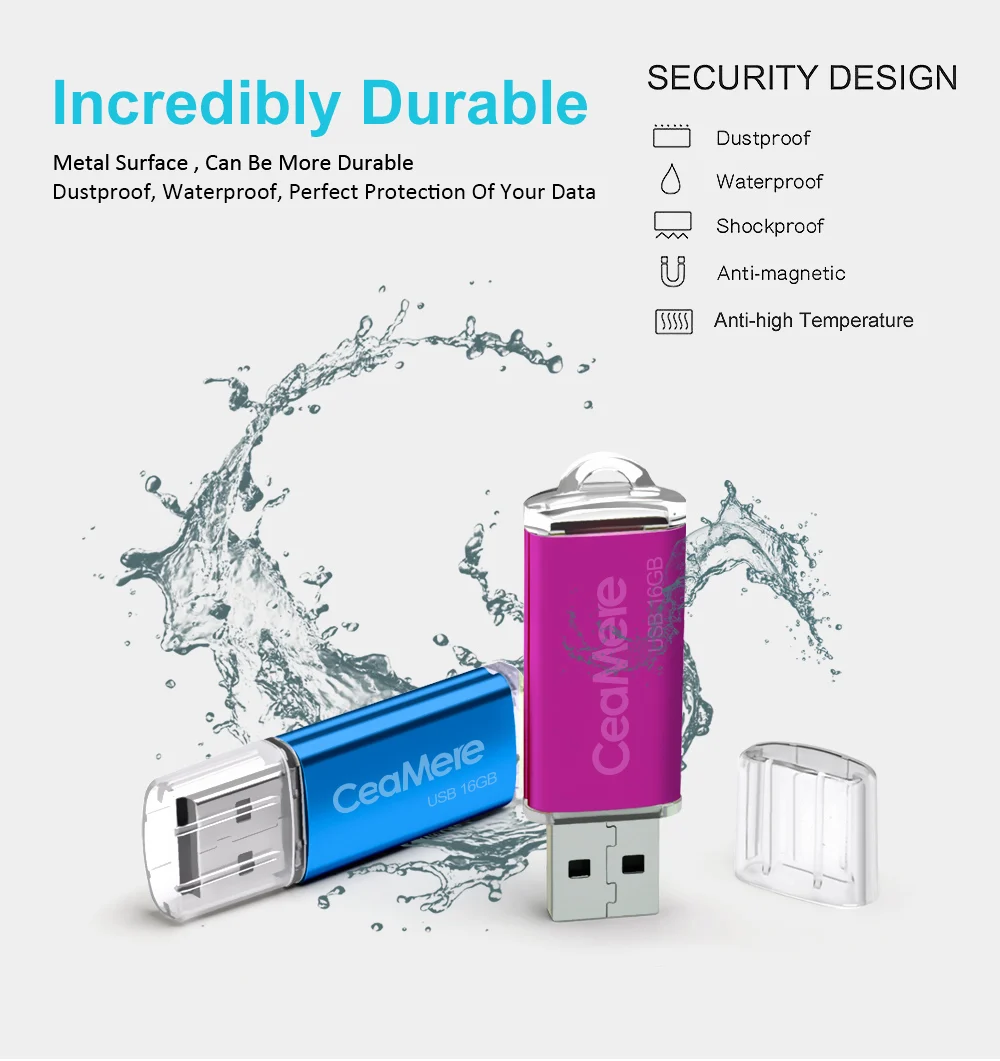 100PCS custom 4GB-64GB high speed USB flash drive pen drive