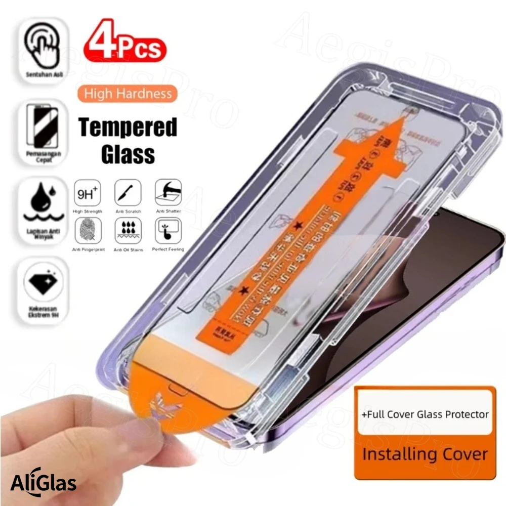 Ultimate 4-Pack 8K Dust-Free Installation Screen Protector Set