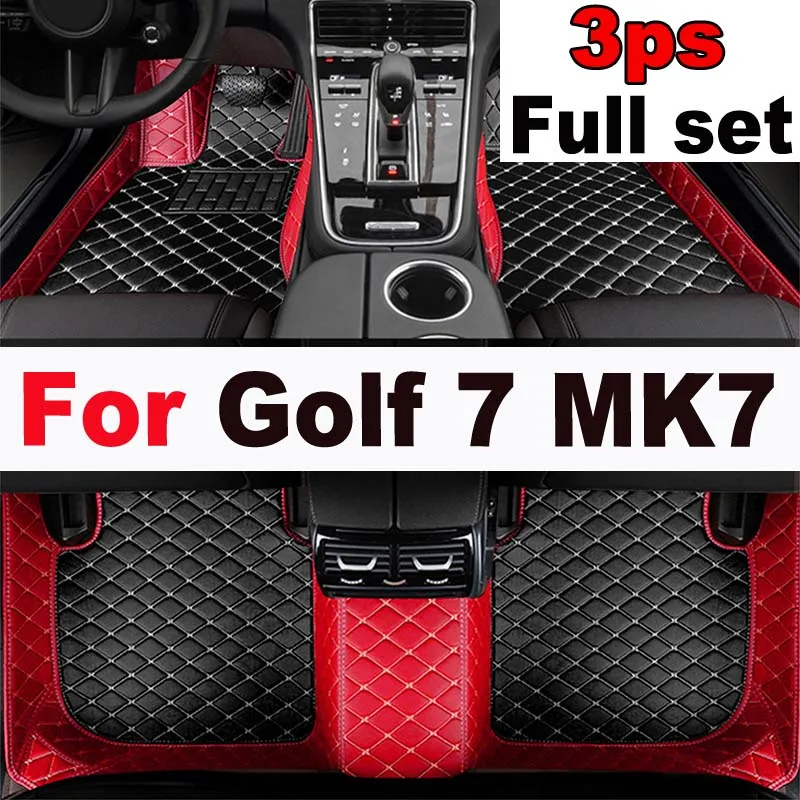 

Car Floor Mats For Volkswagen vw Golf 7 MK7 2020 2019 2018 2017 2016 2015 2014 2013 Auto Interior Styling Protect Covers Carpets